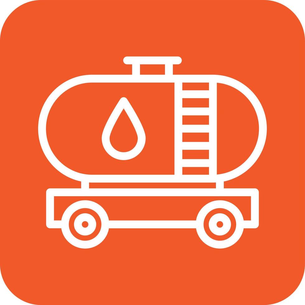 Oil tank Vector Icon Design Illustration