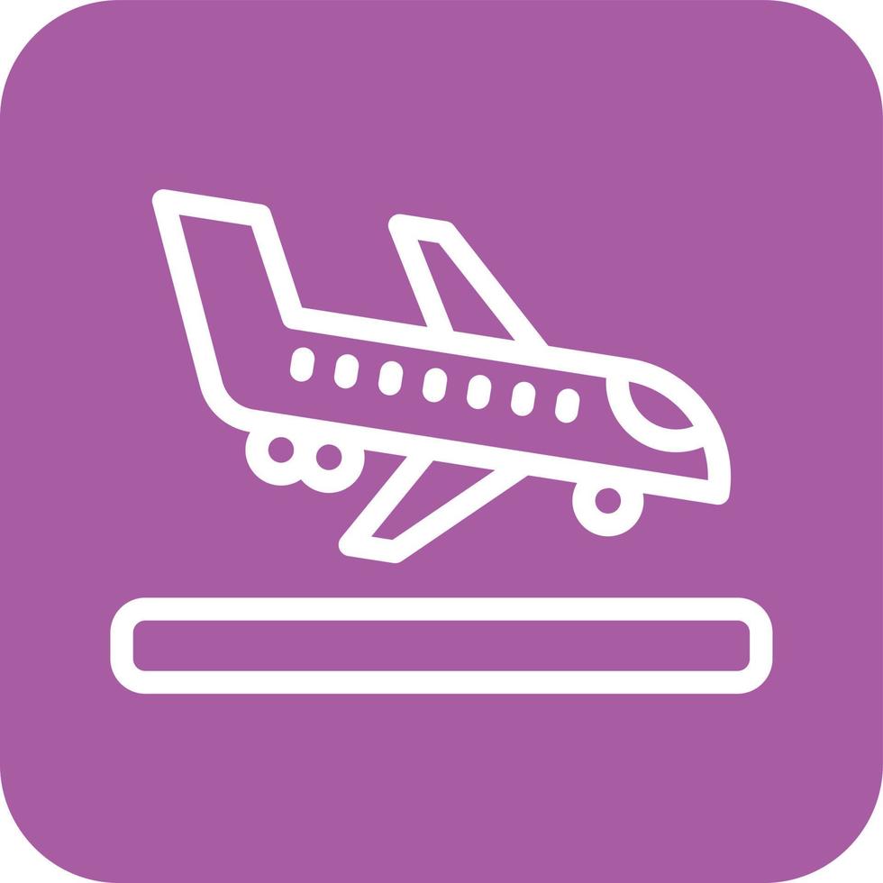 Landing Vector Icon Design Illustration