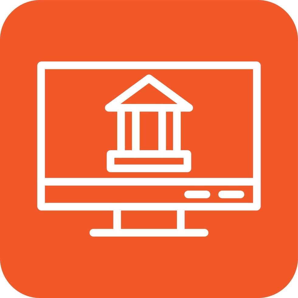 Online banking Vector Icon Design Illustration