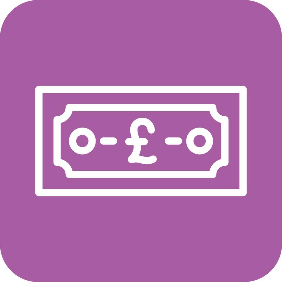 Pound Vector Icon Design Illustration