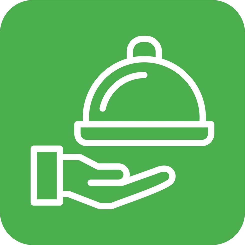 Room service Vector Icon Design Illustration