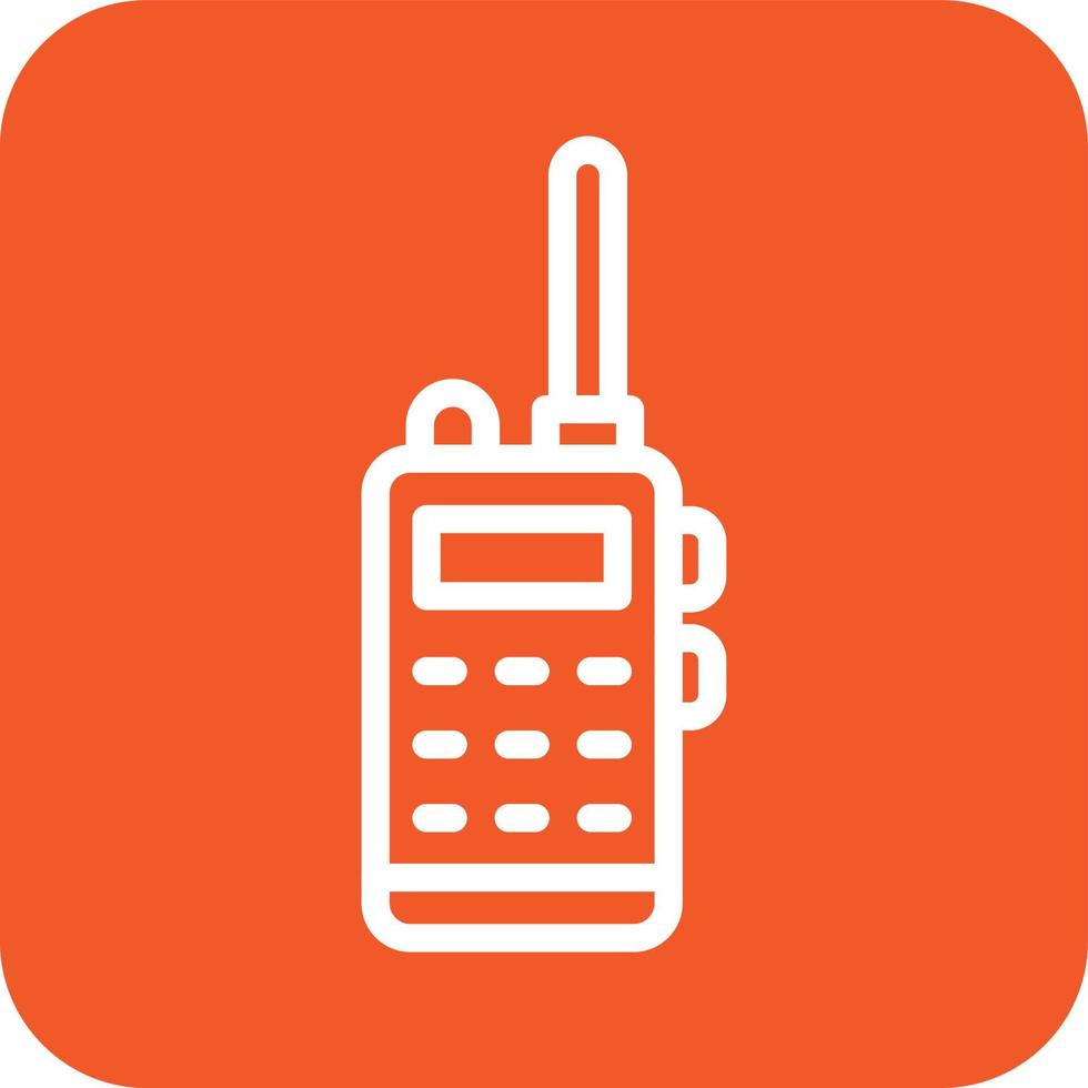 ilustración de diseño de icono de vector de walkie talkie