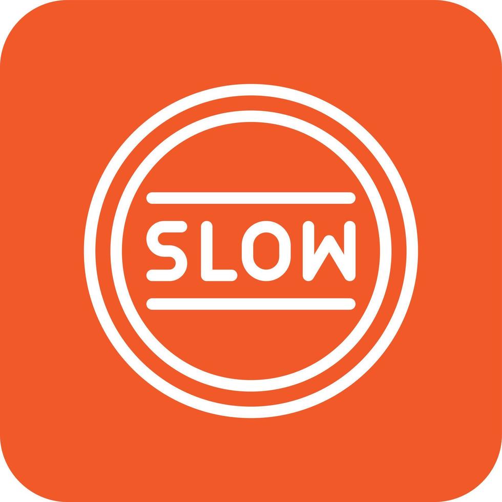 Slow Vector Icon Design Illustration