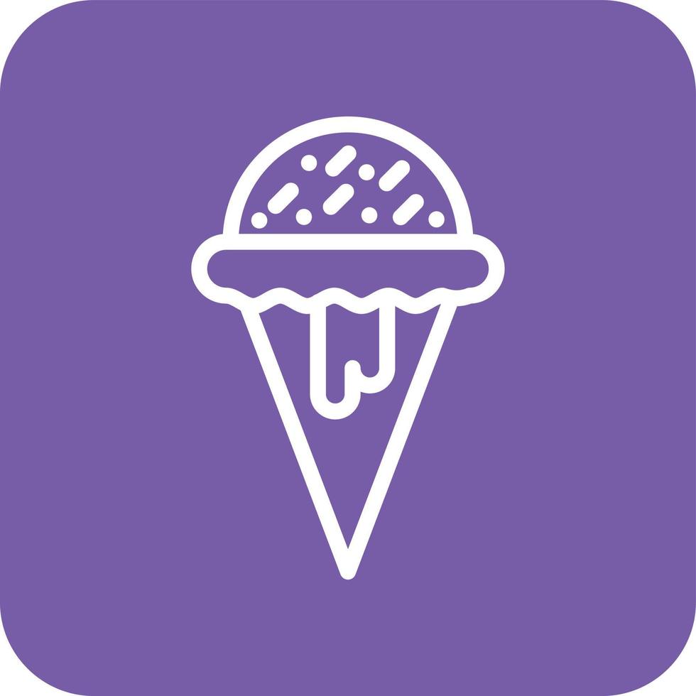 Ice Cream Vector Icon Design Illustration