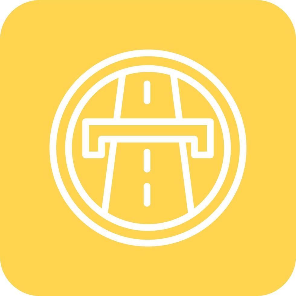 Highway Vector Icon Design Illustration