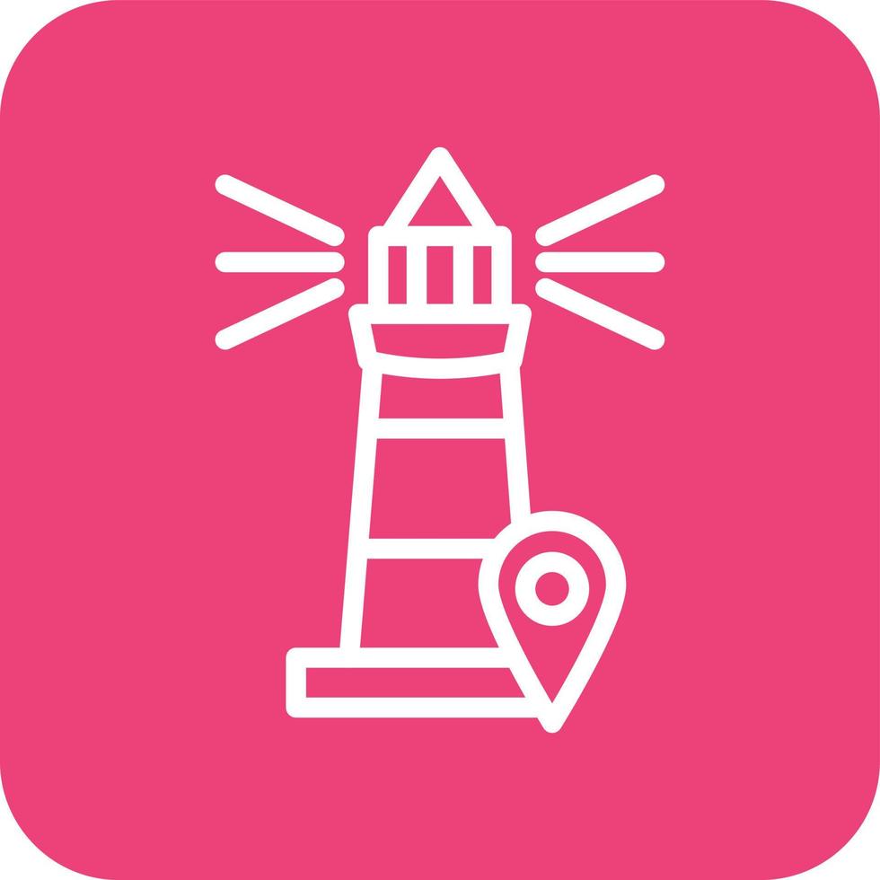 Light house Vector Icon Design Illustration