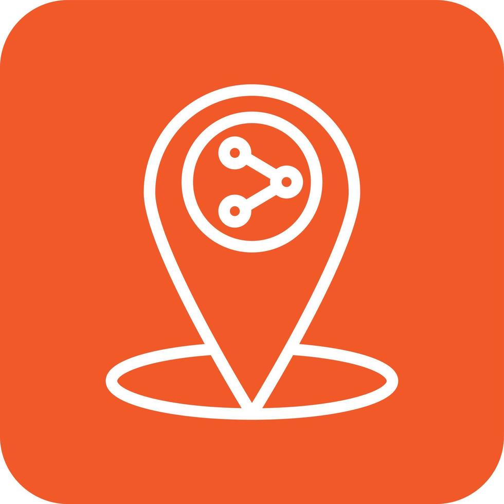 Share location Vector Icon Design Illustration