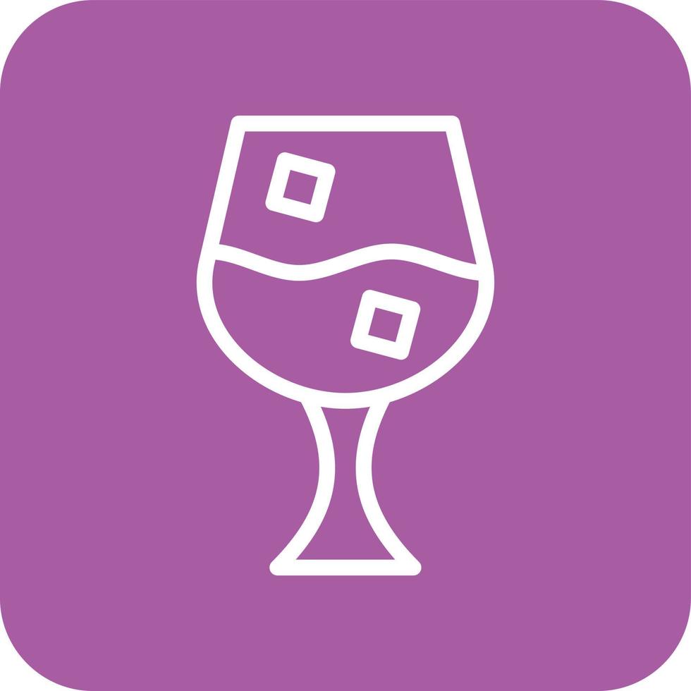 Wine Glass Vector Icon Design Illustration