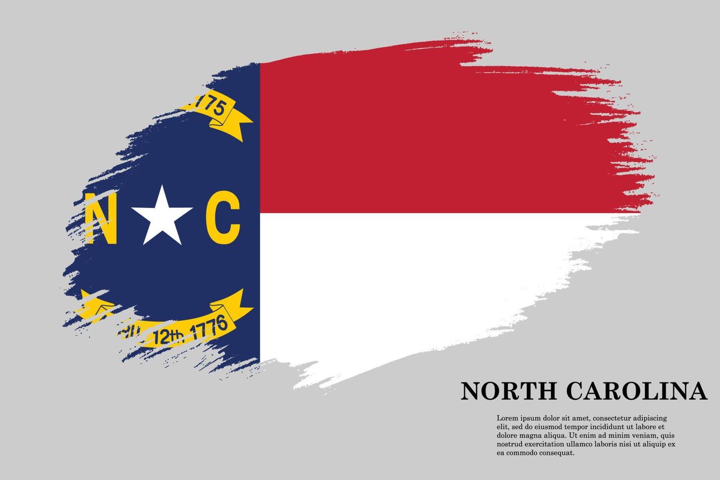 Brush stroke flag . Vector illustration