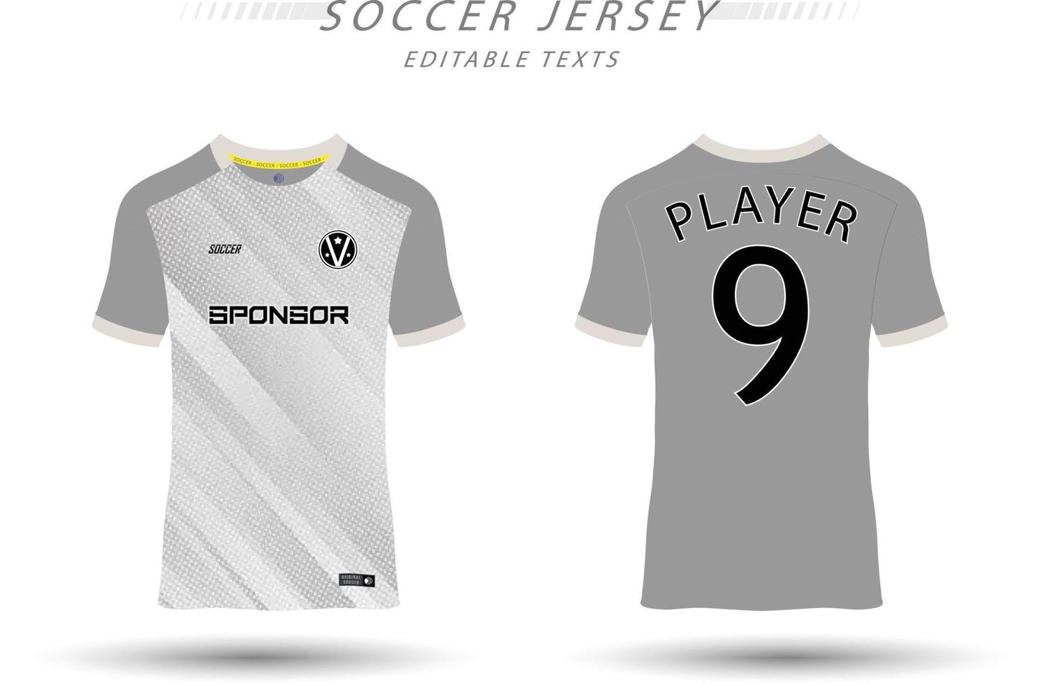 Best vector soccer jersey template sport t shirt design