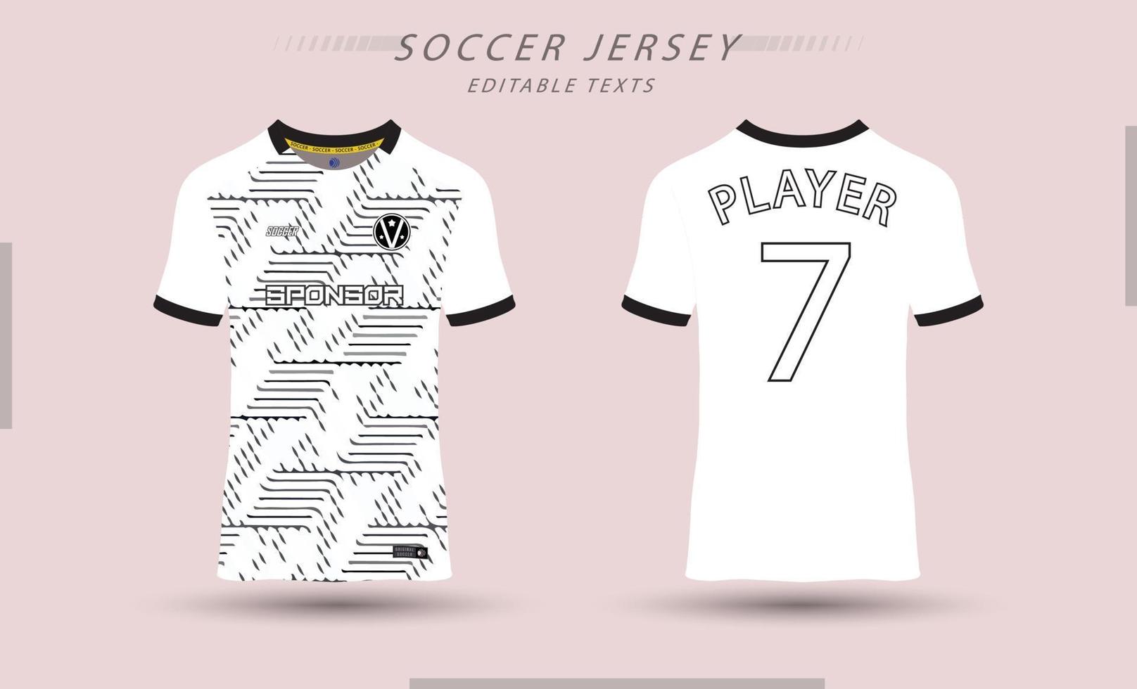 Best vector soccer jersey template sport t shirt design