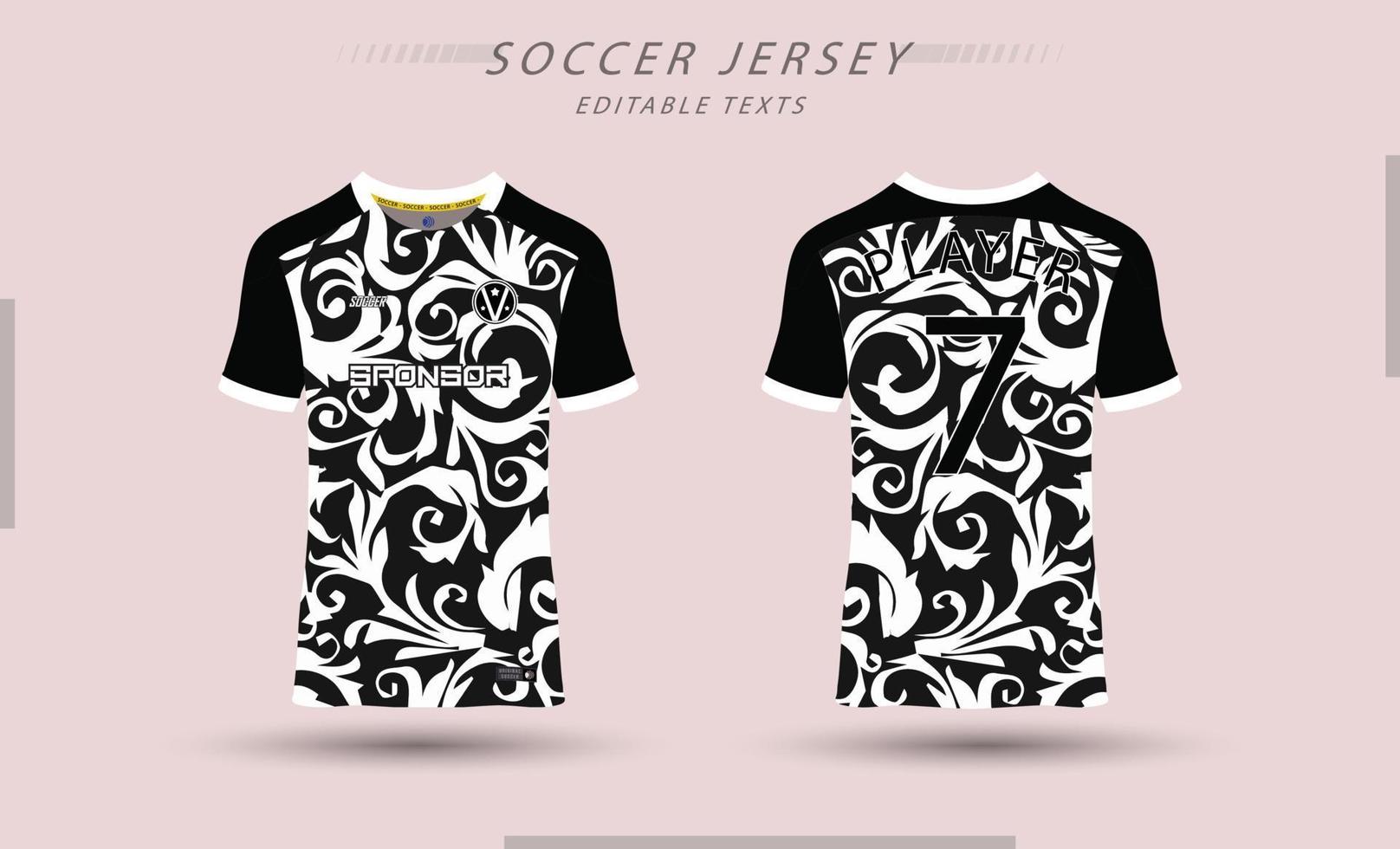 Best vector soccer jersey template sport t shirt design