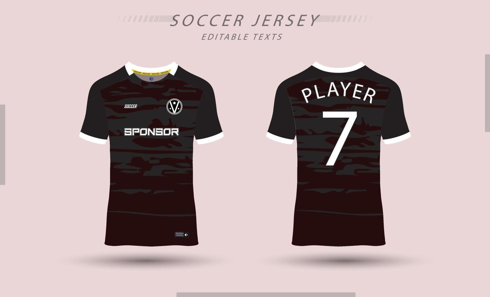 Best vector soccer jersey template sport t shirt design
