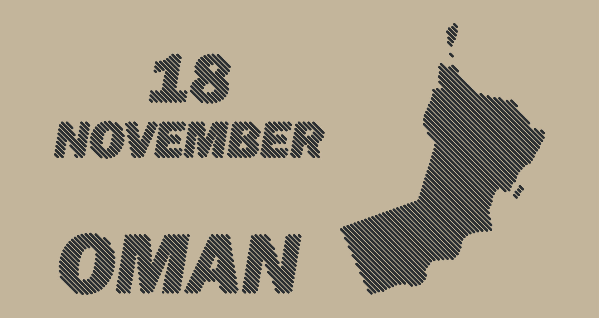 Oman country map with grid line shape sample designline 21914272
