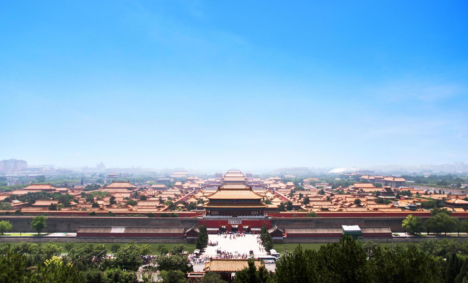 BEIJING, CHINA - JUNE 27-The forbidden city is the Chinese imperial palace from the Ming dynasty to the end of the Qing dynasty on JUNE 27, 2016. photo