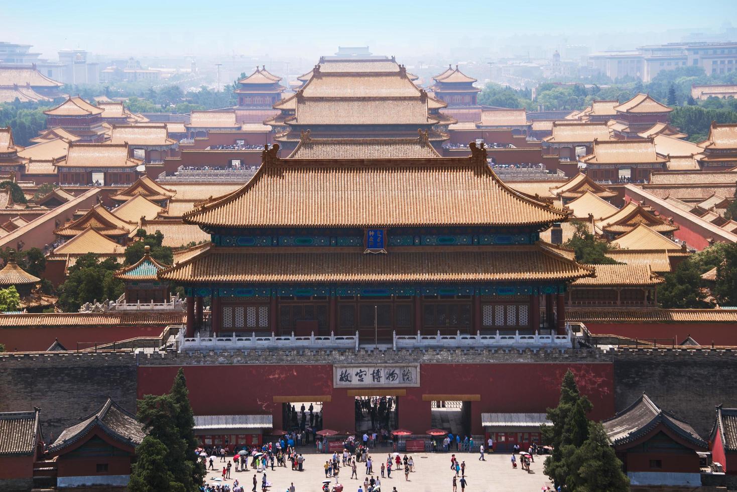 Beijing, China - junio 27-el prohibido ciudad es el chino imperial palacio desde el ming dinastía a el final de el qing dinastía en junio 27, 2016. foto