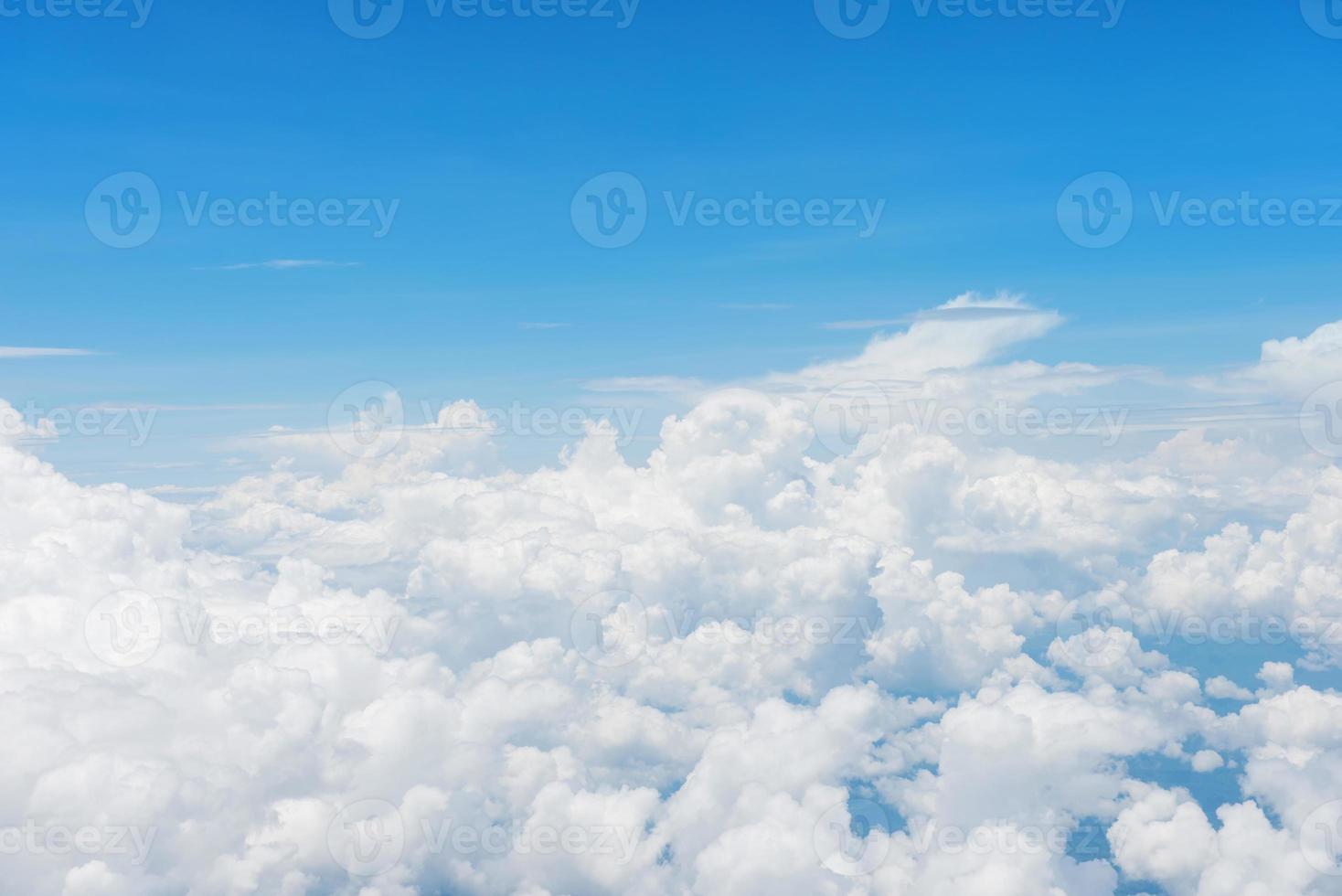 Clear blue sky with cloud photo