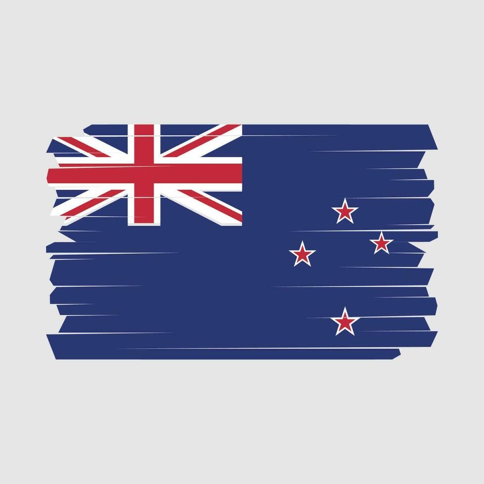 New Zealand Flag Brush vector