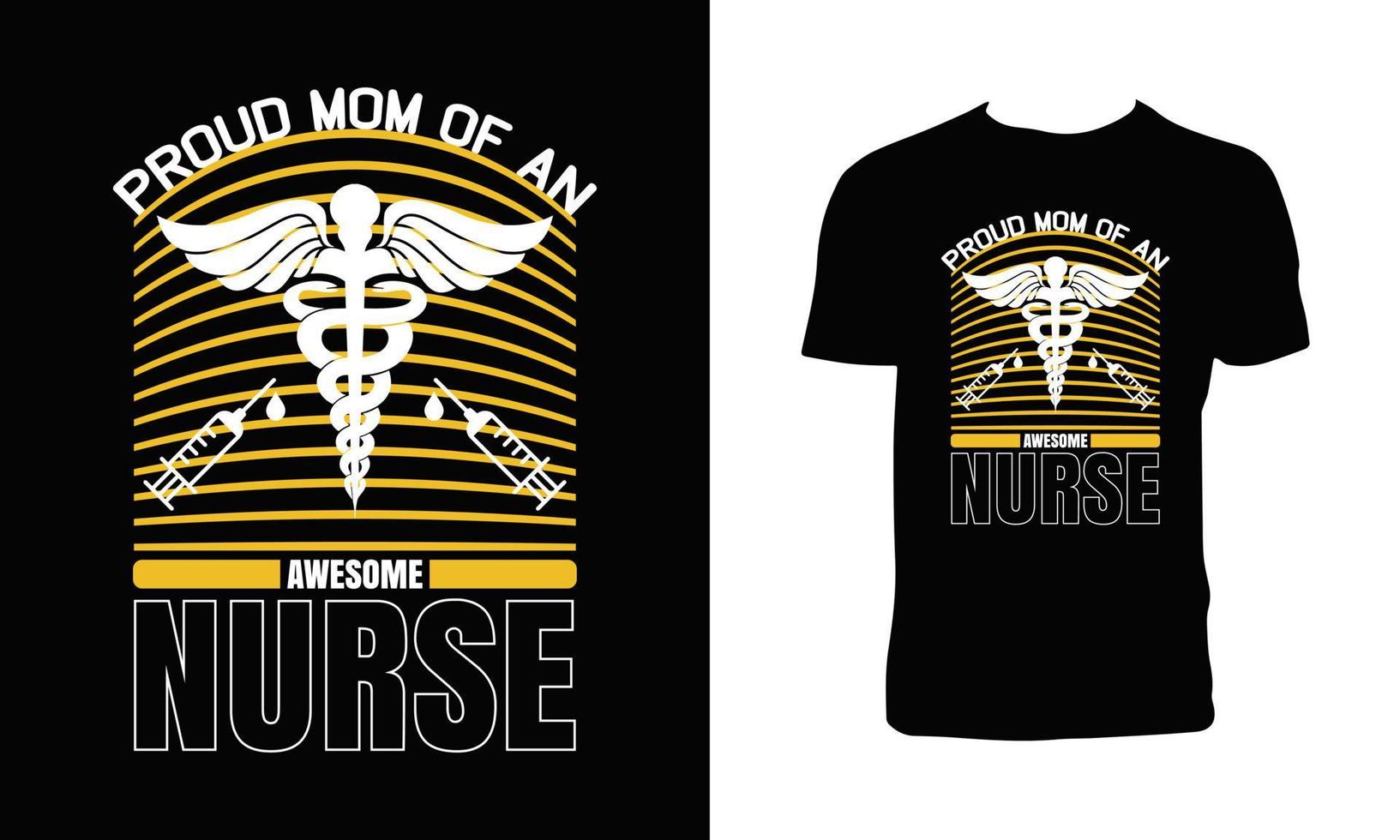 Nurse T Shirt Design vector