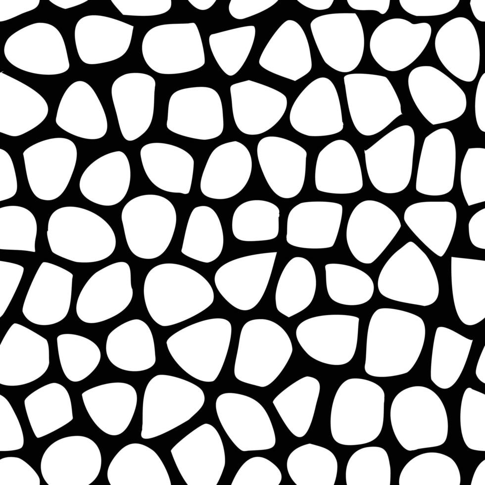 Black and white giraffe skin vector