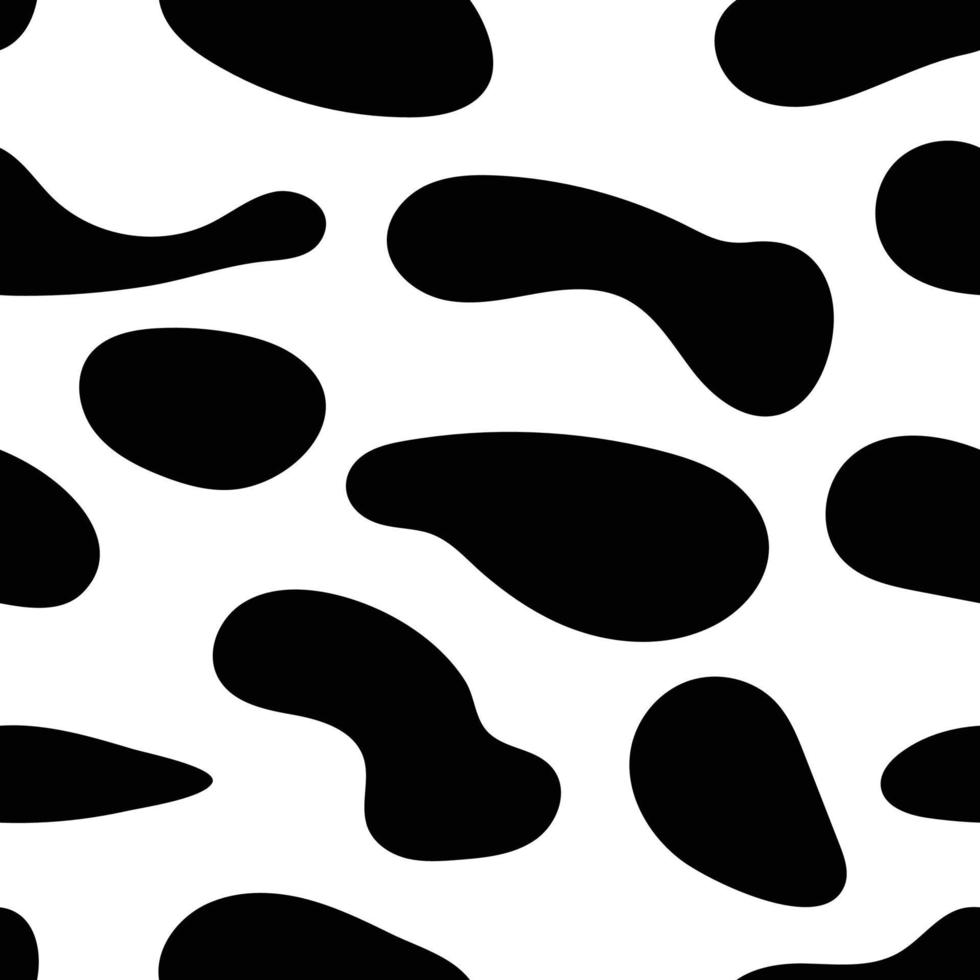 Cow seamless pattern vector