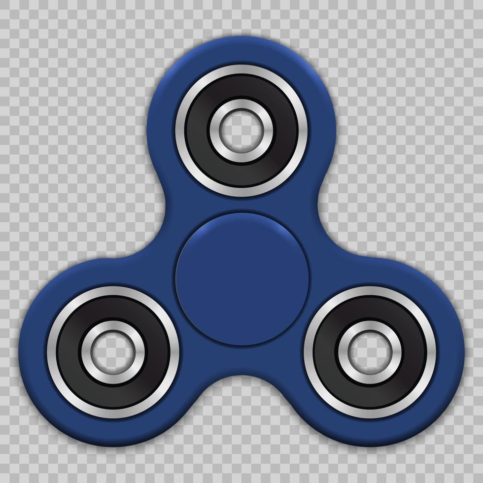 Hand spinner fidget vector illustration