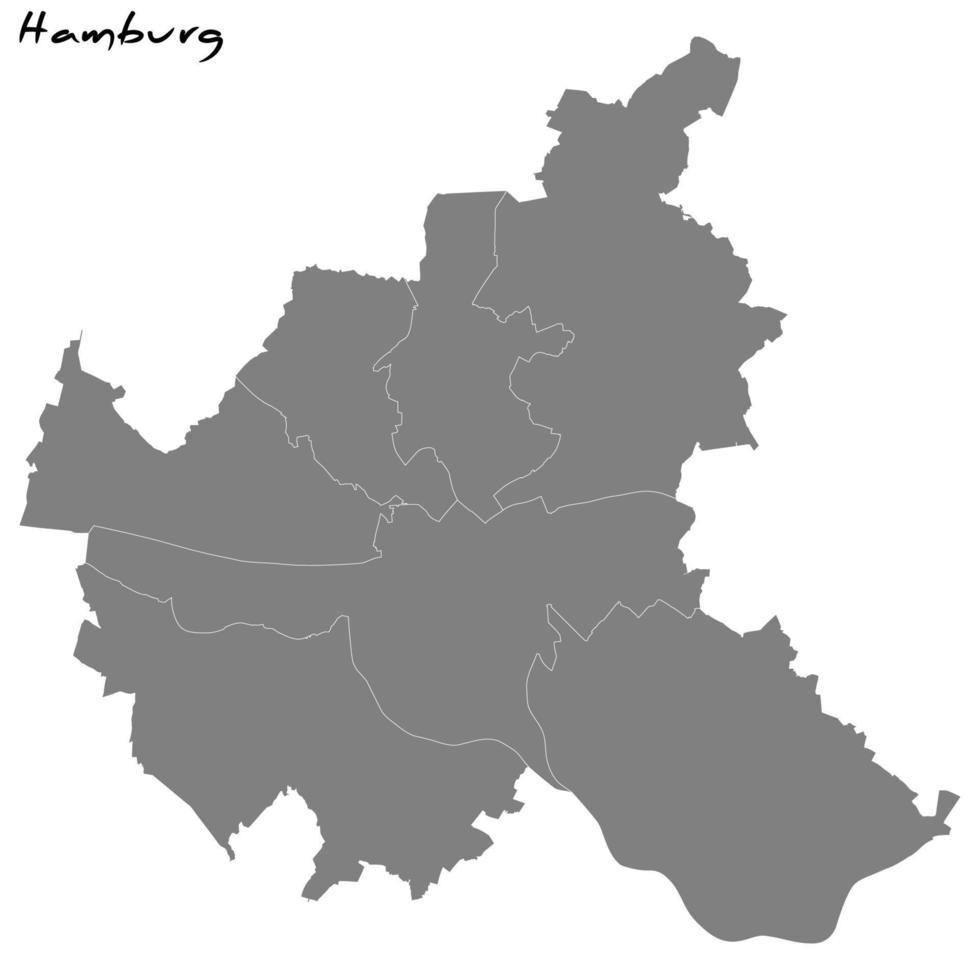 High quality map vector