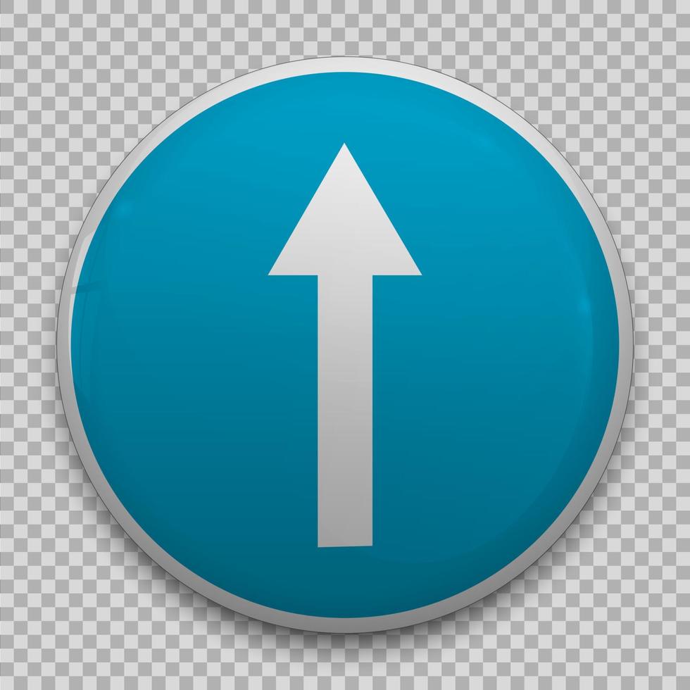 road sign with Arrow vector