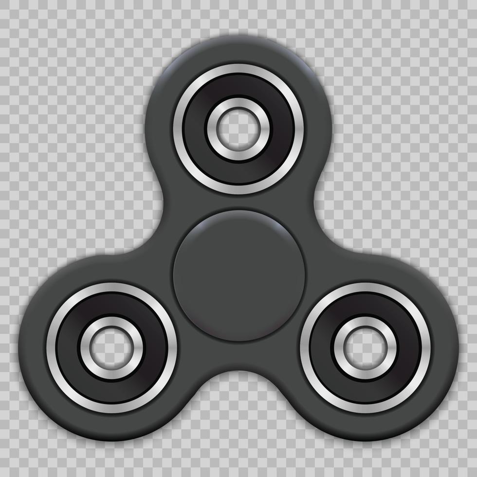 Hand spinner fidget vector illustration