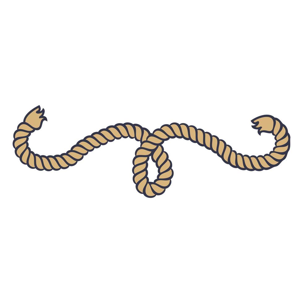 Twisted Rope Knot Color Stroke 21915589 Vector Art at Vecteezy