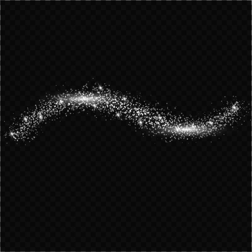 glow light effect stars bursts with sparkles isolated vector