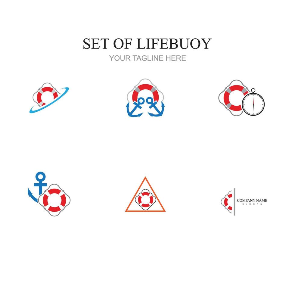 lifebouy logo and symbol element vector