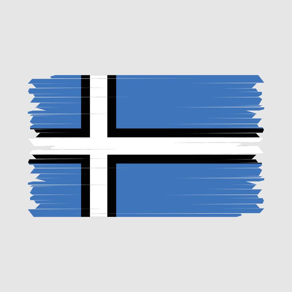 Estonia Flag Brush Vector