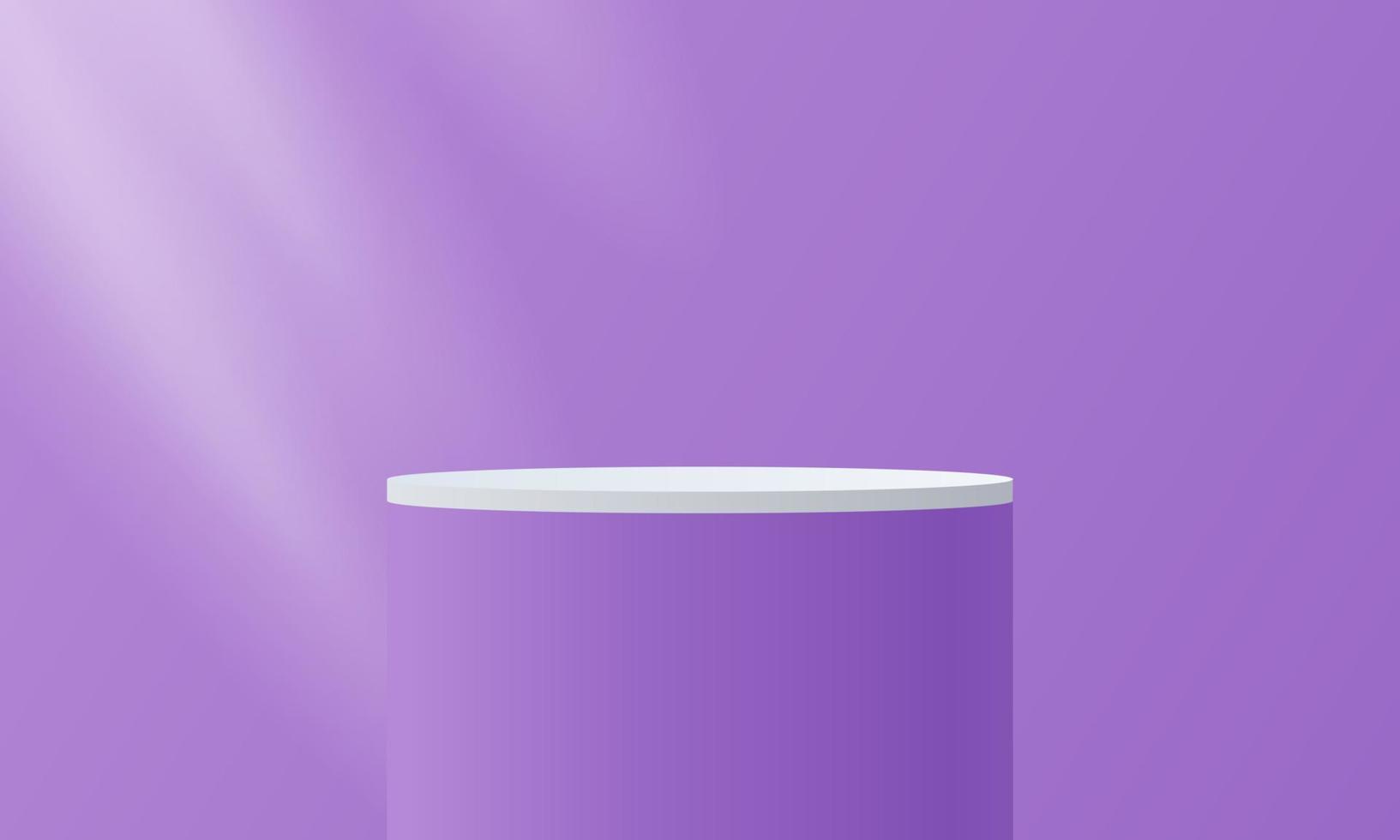 3d background products display podium. background vector 3d rendering with podium. stand to show cosmetic product on podium 3d. Stage showcase on pedestal display purple  background studio