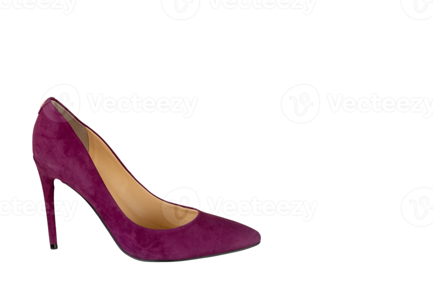 Purple heel isolated on a transparent background png