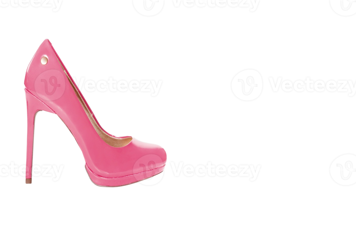 Pink heel isolated on a transparent background png