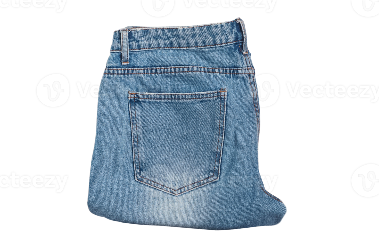 Blue jeans isolated on a transparent background png