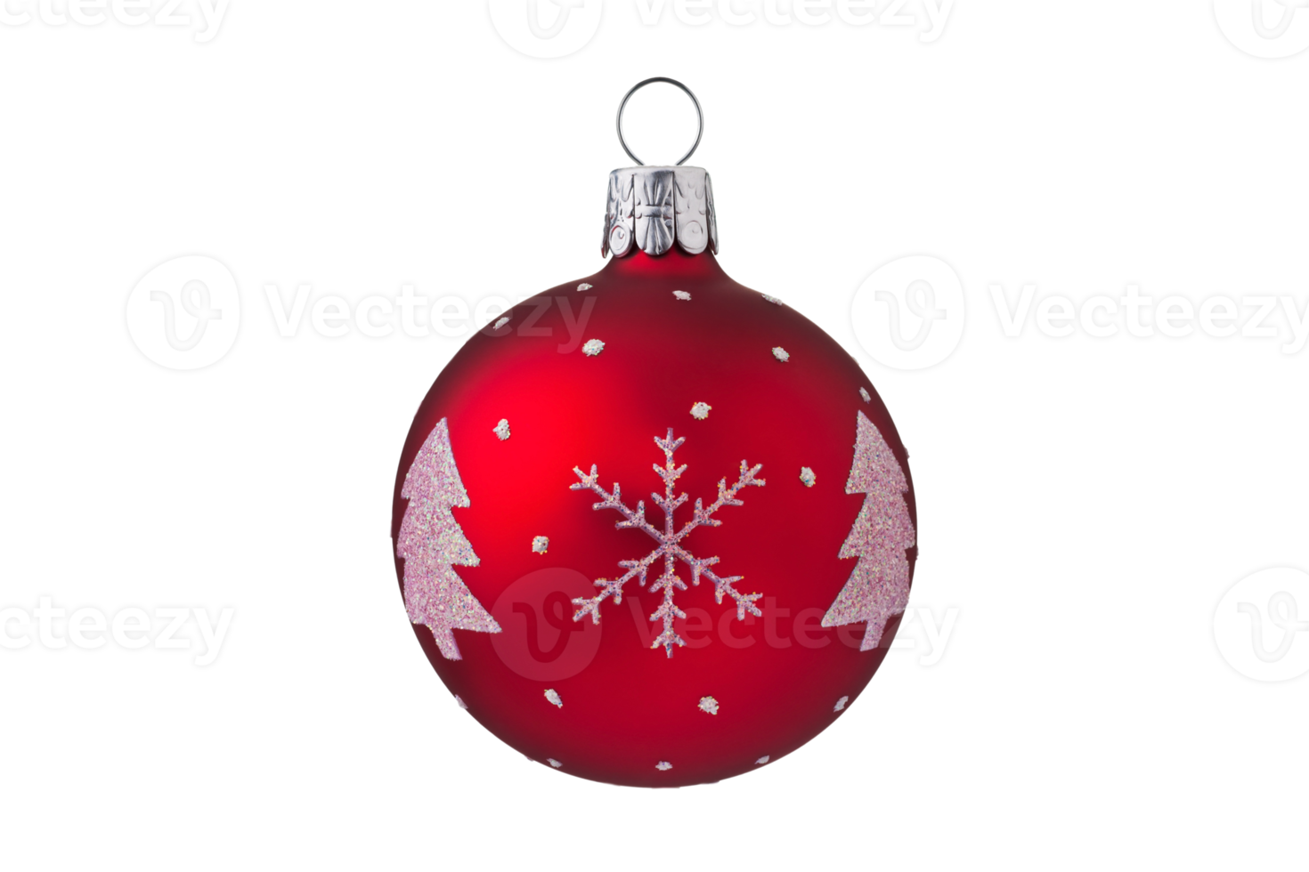 rot Weihnachten Ball isoliert auf ein transparent Hintergrund png