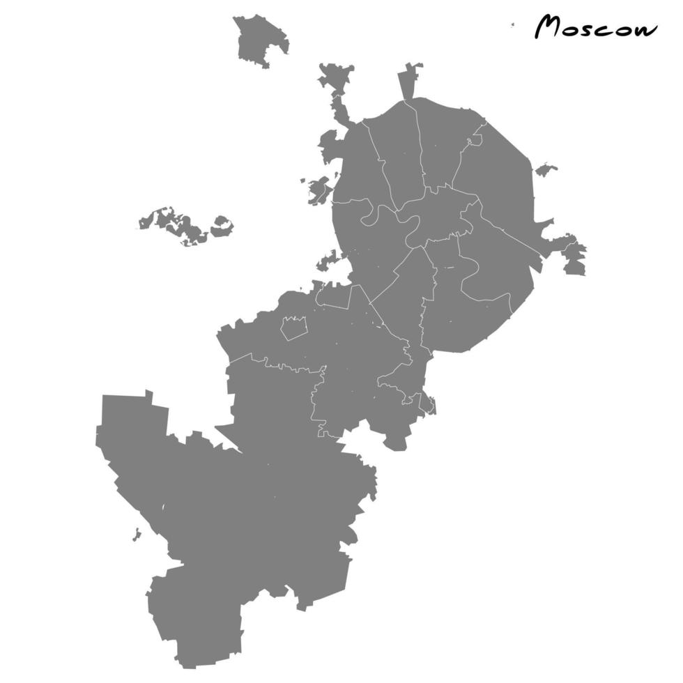 High quality map vector