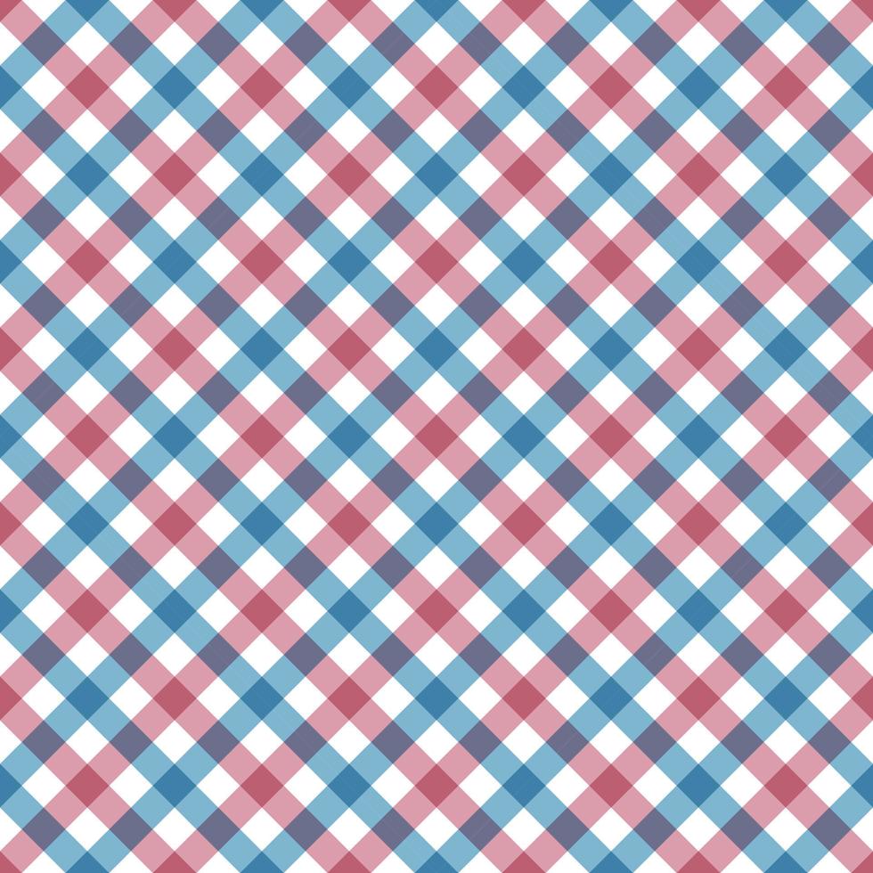 diagonal checkered plaid seamless pattern vector