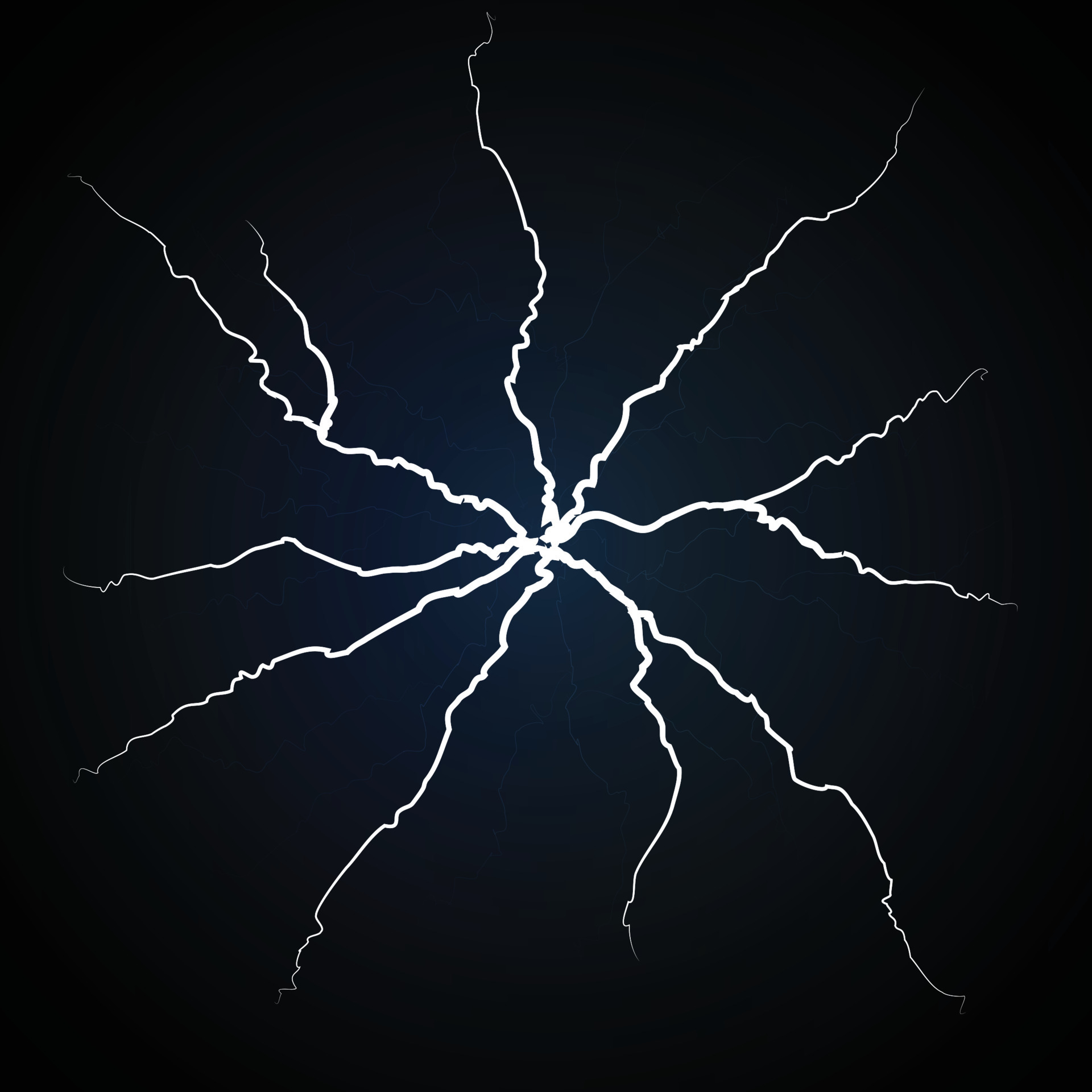 Electric flash of lightning. 21917036 Vector Art at Vecteezy