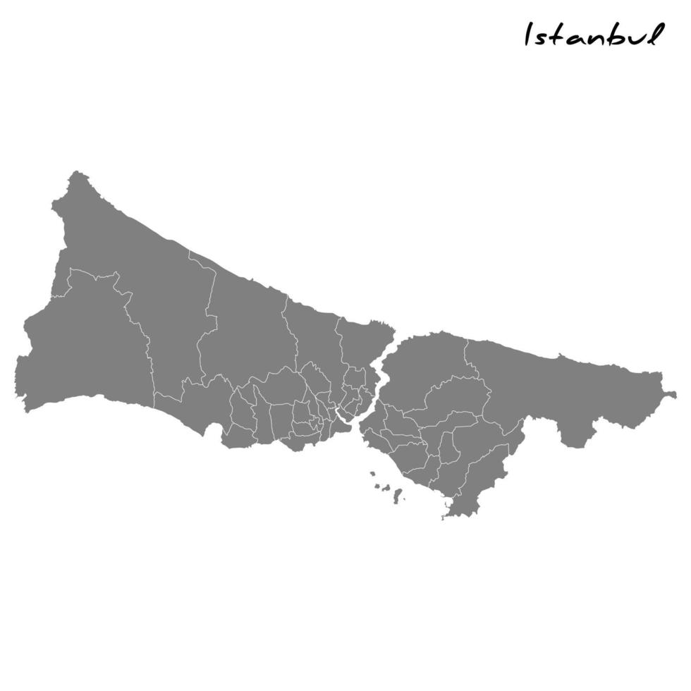 High quality map vector
