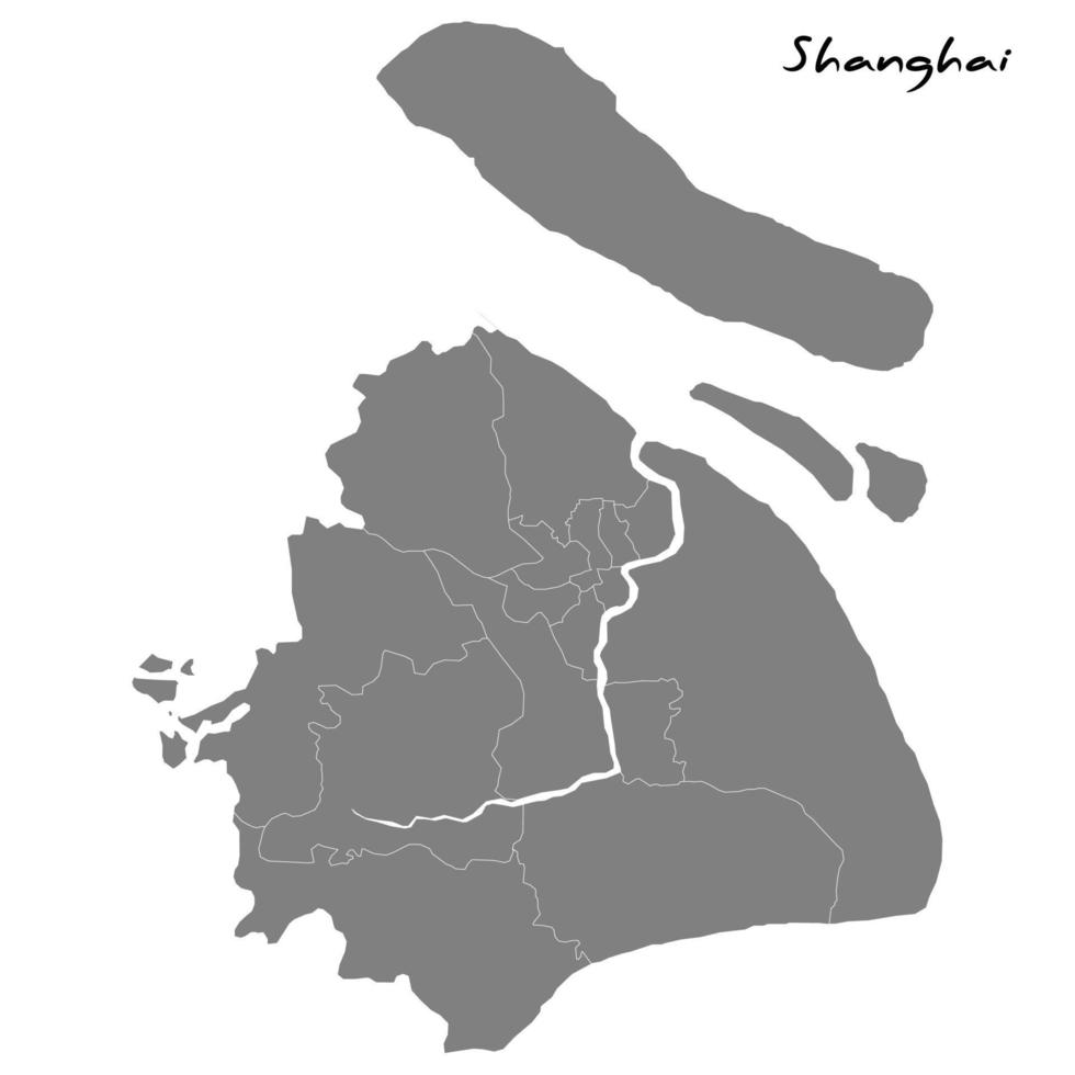 High quality map vector