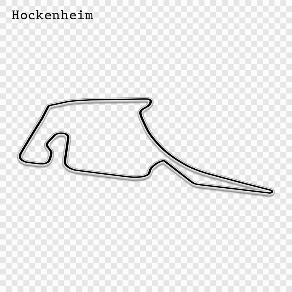 grand prix race track vector