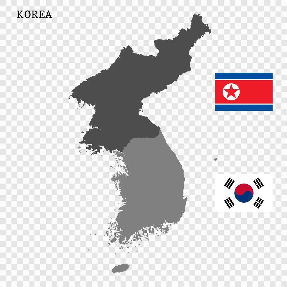 High quality map with borders vector