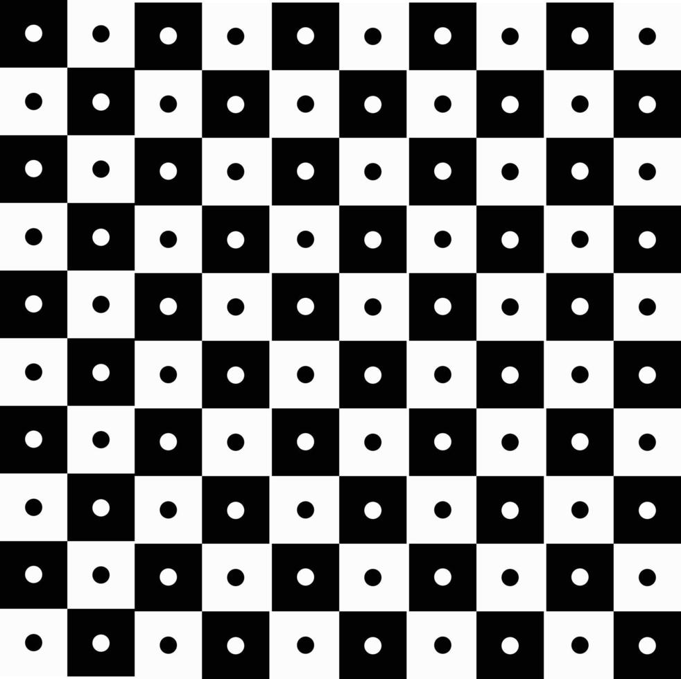 Amazing black and white pattern with circle vector