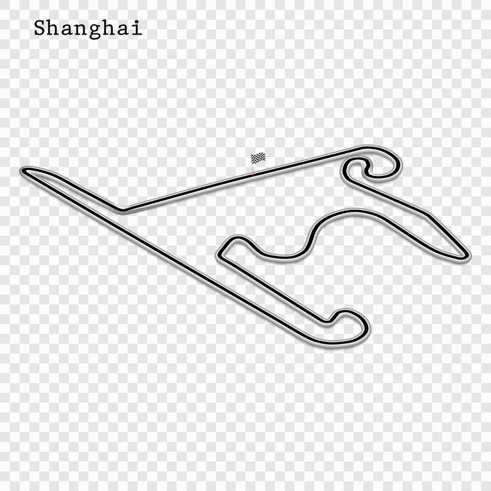 grand prix race track vector