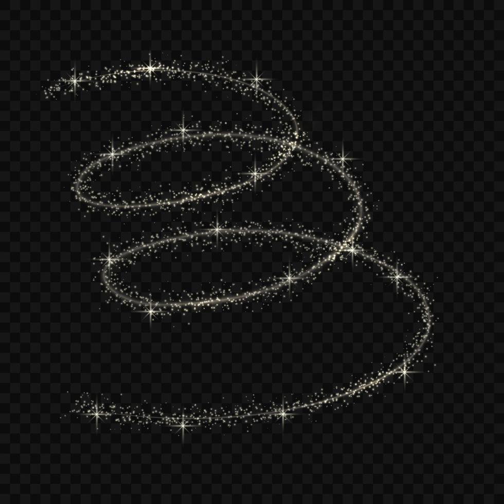 Magic light glow effect stars bursts vector