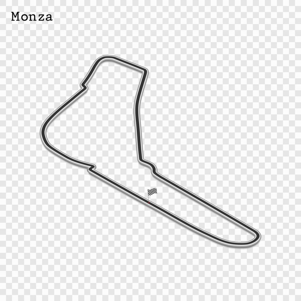 grand prix race track vector