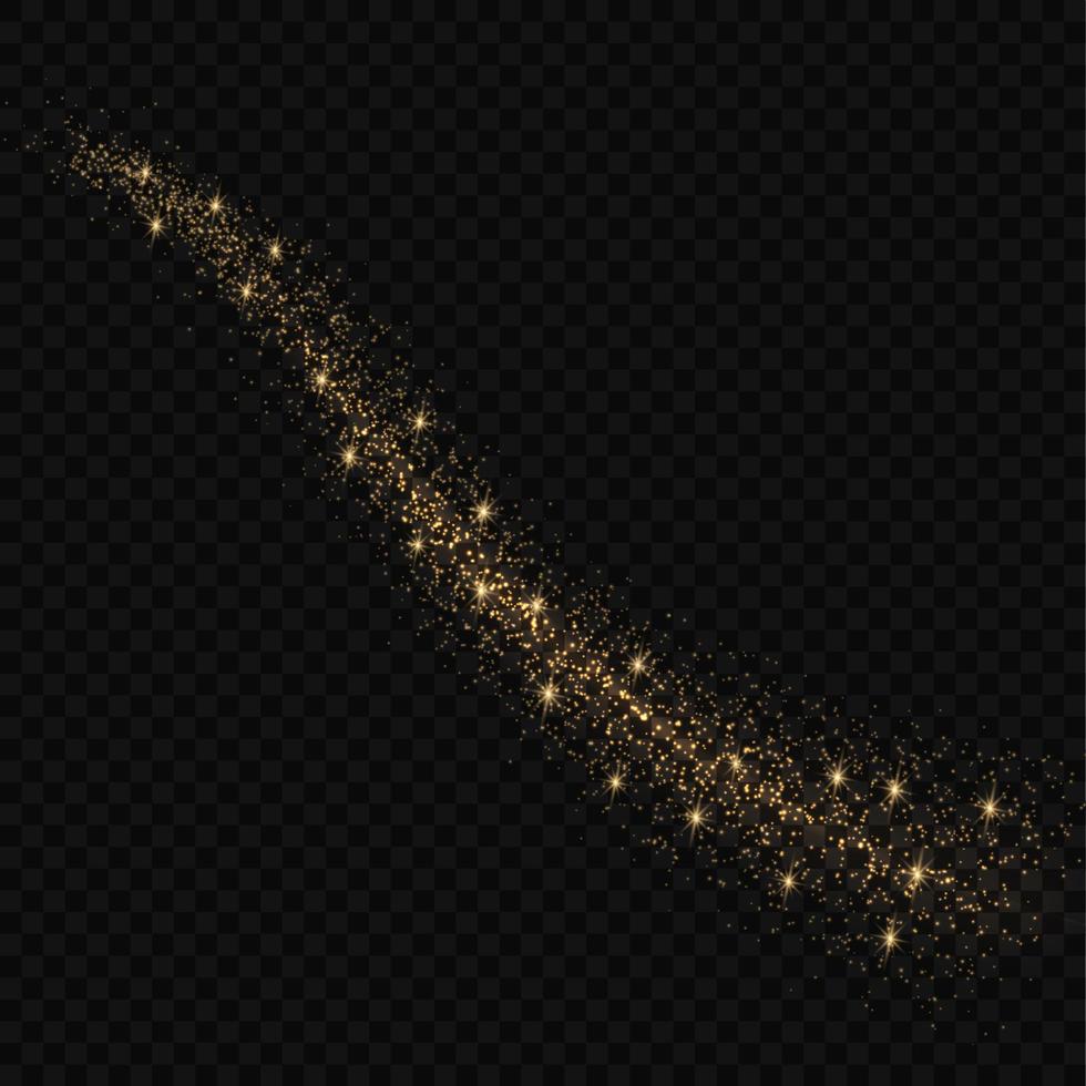 glow light effect stars bursts with sparkles isolated vector